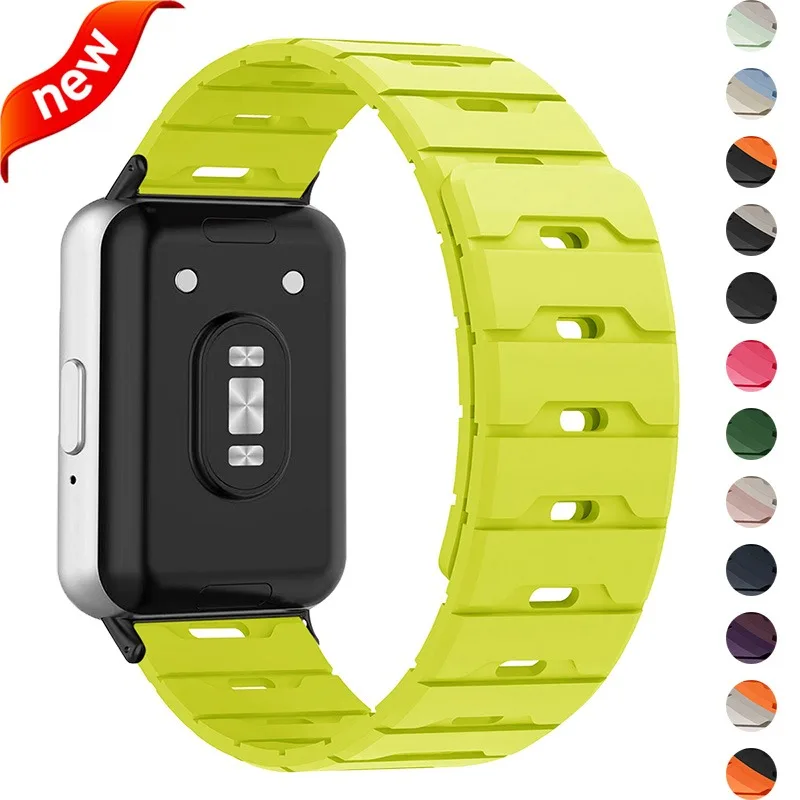 Magnetisches Armband für Samsung Galaxy Watch Fit 3-Band, Sportarmband, Zubehör für Galaxy Watch Fit3 Correa, austauschbares Armband