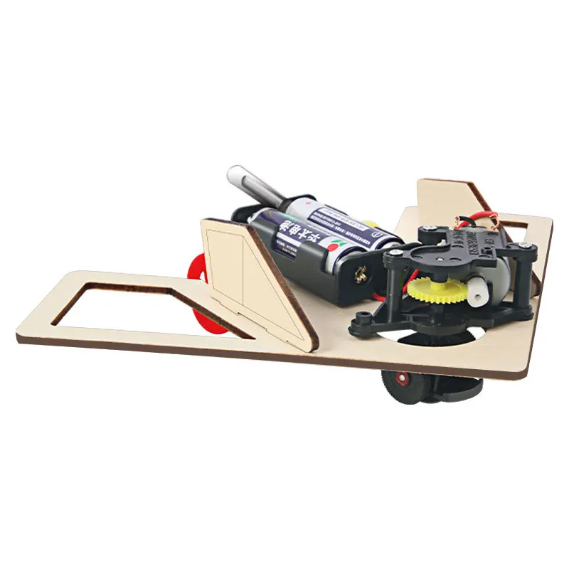 

DIY 3D Assemble Obstacle Avoidance Car Robot Kit Kid Science Experiment STEAM Projects Manual Intelligence Wood Puzzle Toy Gift
