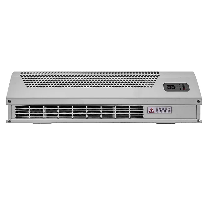 European Style White 220V Silent Air Curtain Temperature Control AC Motor 2.5KW Wall Mount PTC Ceramic Heating Door Fan Pro