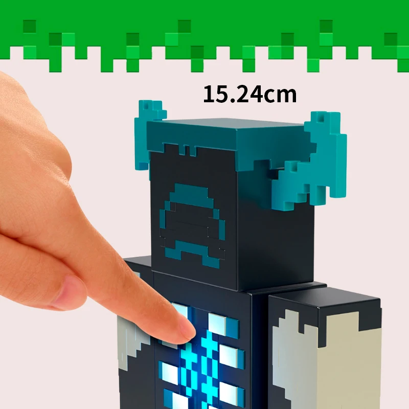 

Mattel Minecraft Periphery the Defender Luminous Action Figure - New Arrival Collectible Model Toy for Xmas Gift