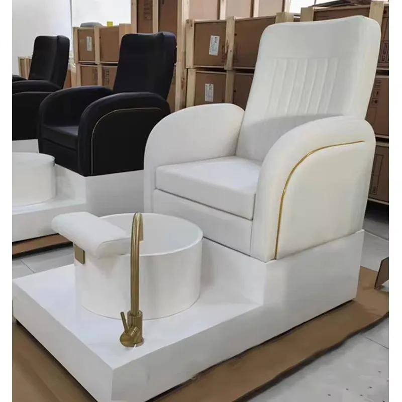 

New Nail Salon Furniture Luxury Pedicure Chairs with Heating & Shiatsu - Auto Foot Spa Massager for Salon/Spa Commercial Use