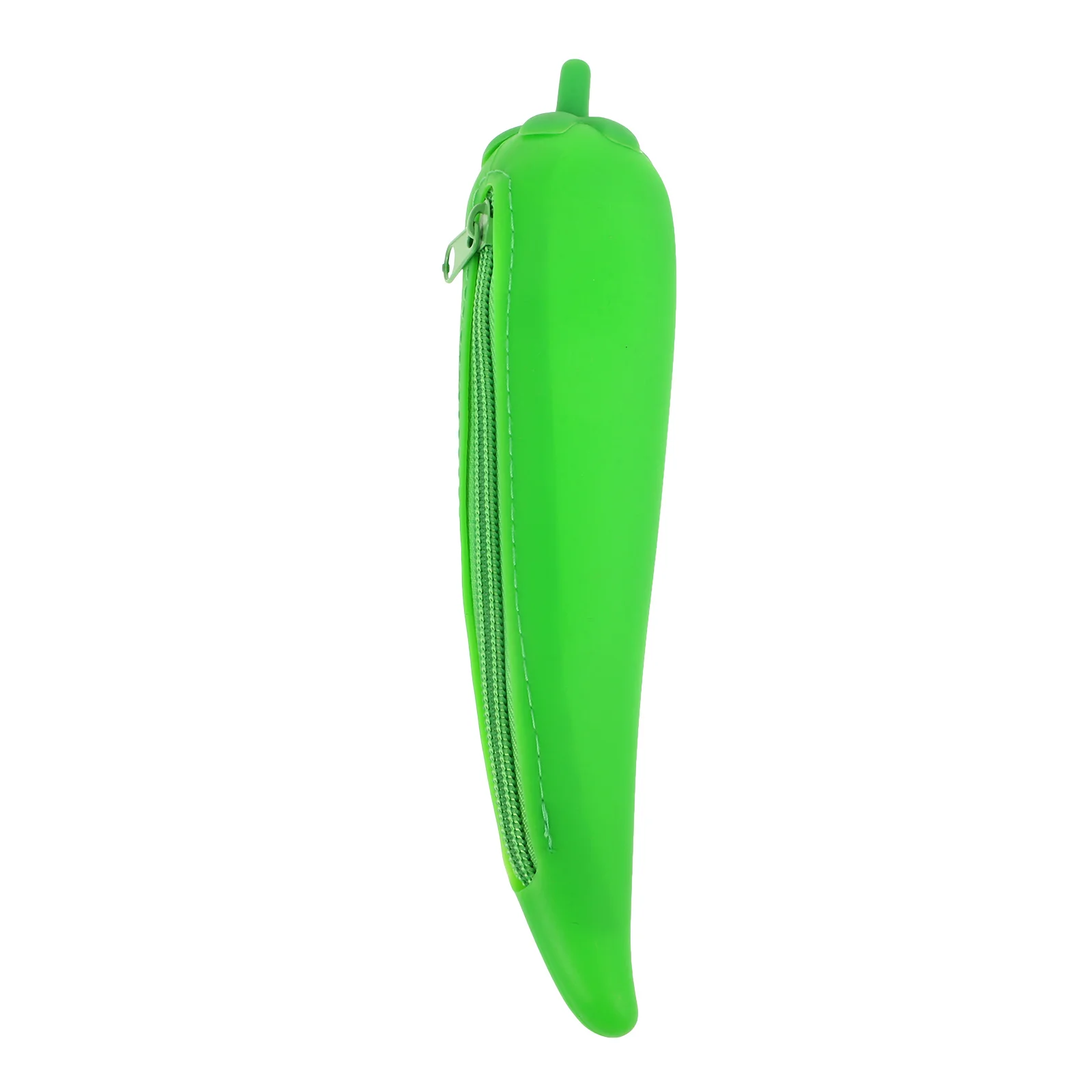 

Silicone Chili Pencil Case Stationery Bag Pen Organizer Portable Storage Cute Pouch Aesthetic Student Use Large Capacity Zipper
