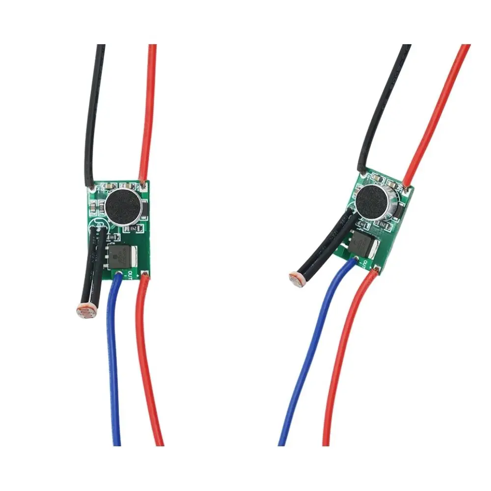 1PC DC3-30V Voice Light Control Switch 4A120W High Power Photosensitive Voice Control Switch Circuit Board For Solar Light Motor
