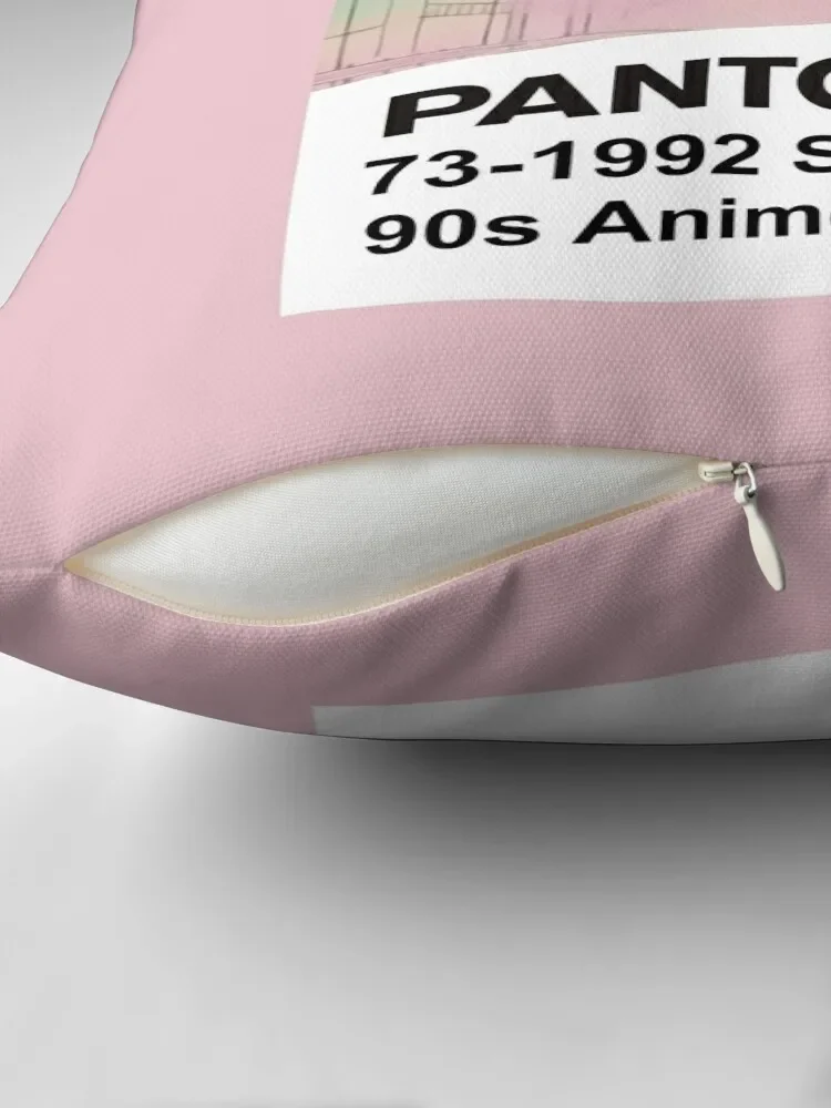 PANTONE 90s Anime (4) Throw Pillow Decorative Cushion Pillow Decor Anime pillow