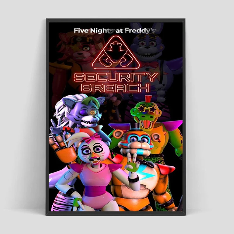 

Poster Fnaf FiveNights-at-Freddys Poster Wall Decoration for Home and Decoration Decorative Pictures for Living Room Canvas Art