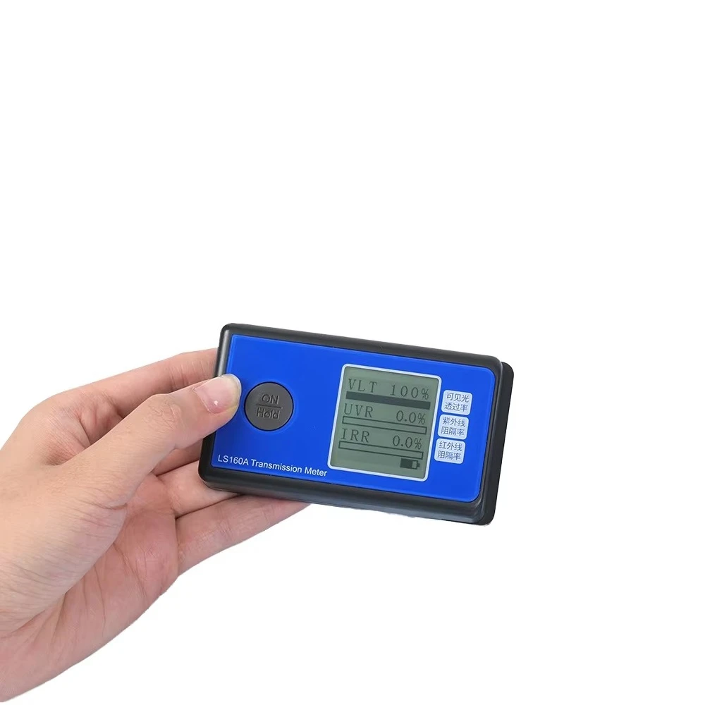 LS160A Portable Solar Film Tester IR UV Rejection Window Tint Checker Electronic Transmission Meter for Window Film Tint