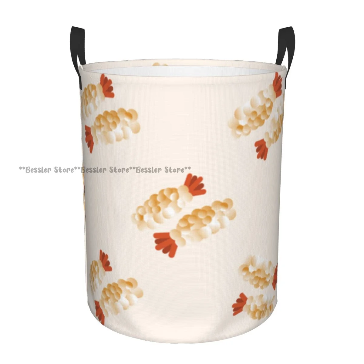 

Японская еда, креветки, мультяшный узор, корзина для белья, складное ведро для хранения грязной одежды, игрушек, домашнее хозяйство