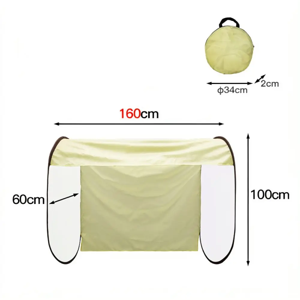 Outdoor Clothes Drying Shield Waterproof Dustproof Cover Protector Foldable Sunshade Net For Balcony Laundry Organization