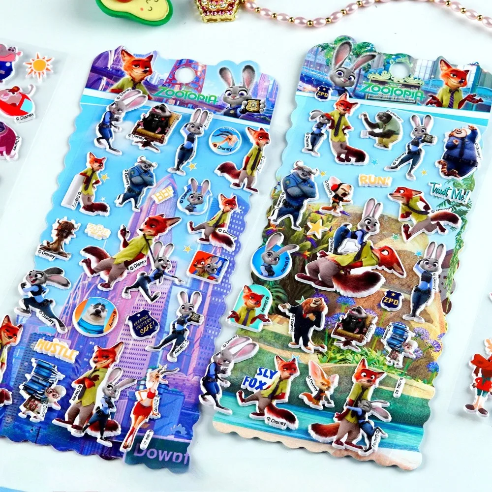 

Наклейки из пенопласта «Зоотопия» с Джуди и Ником: Декоративные товары для детей