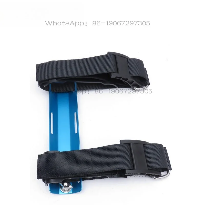 

Diving Lightweight Aluminum Single Bottle Adapter Tie Bottle Strap Combination Plastic Cam Buckle Back Fly