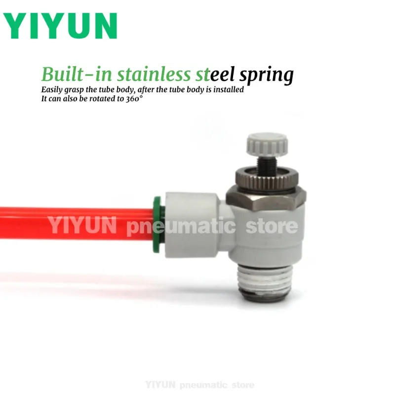 

Speed regulating valve AS3211F-03-06SA,08SA,10SA,12SA AS3201F-03-06SA,08SA,10SA,12SA YIYUN Connector 50PCS 100PCS AS series