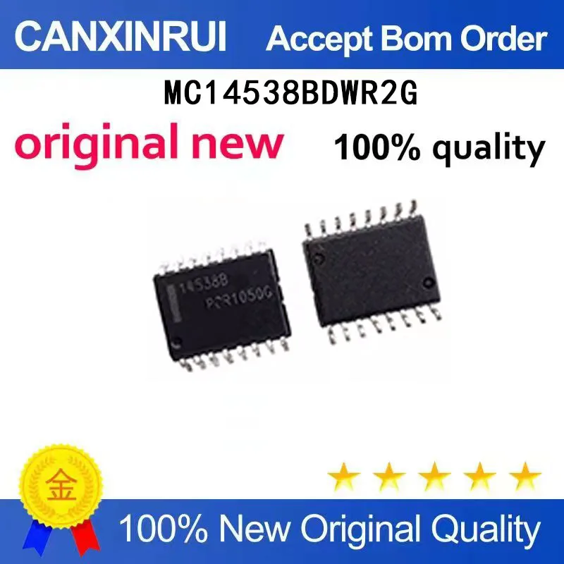 (5-100 Pieces) Brand new original MC14538BDWR2G SOP-16 silk screen 14538B monostable multi harmonic oscillator