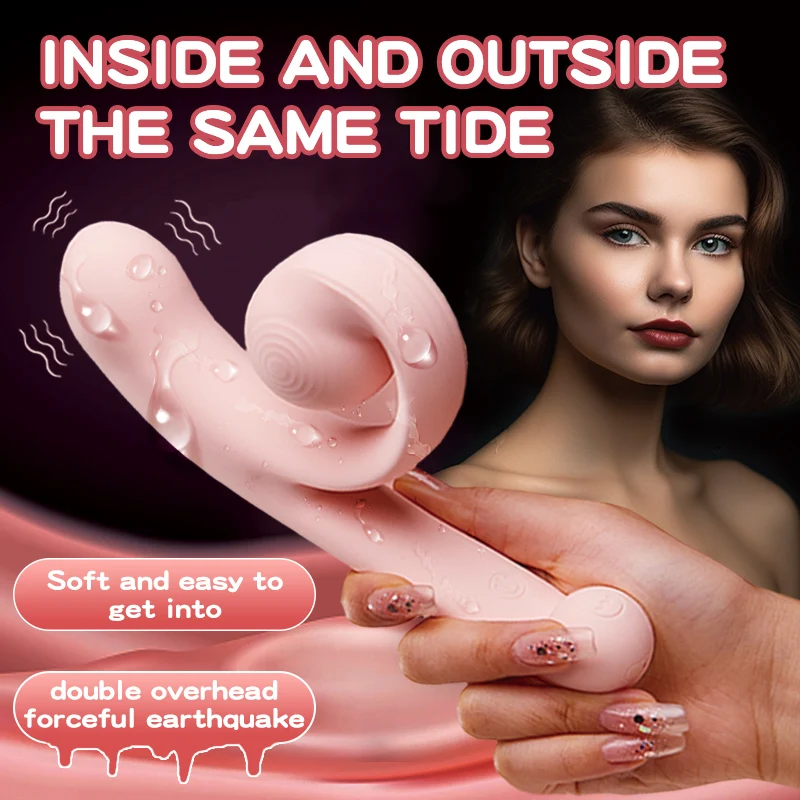 Snail Vibrators For Women Clitoris Stimulator 10 Modes Vagina Insertion Massager Silicone Vibrating Stick Female Adult Sex Toys