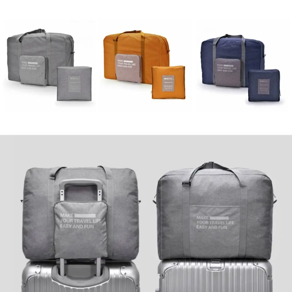 

Foldable Clothing Organizing Bag Oxford Cloth Waterproof Travel Duffel Bag Large Capacity Fitness Handbag Travel Luggage Bag