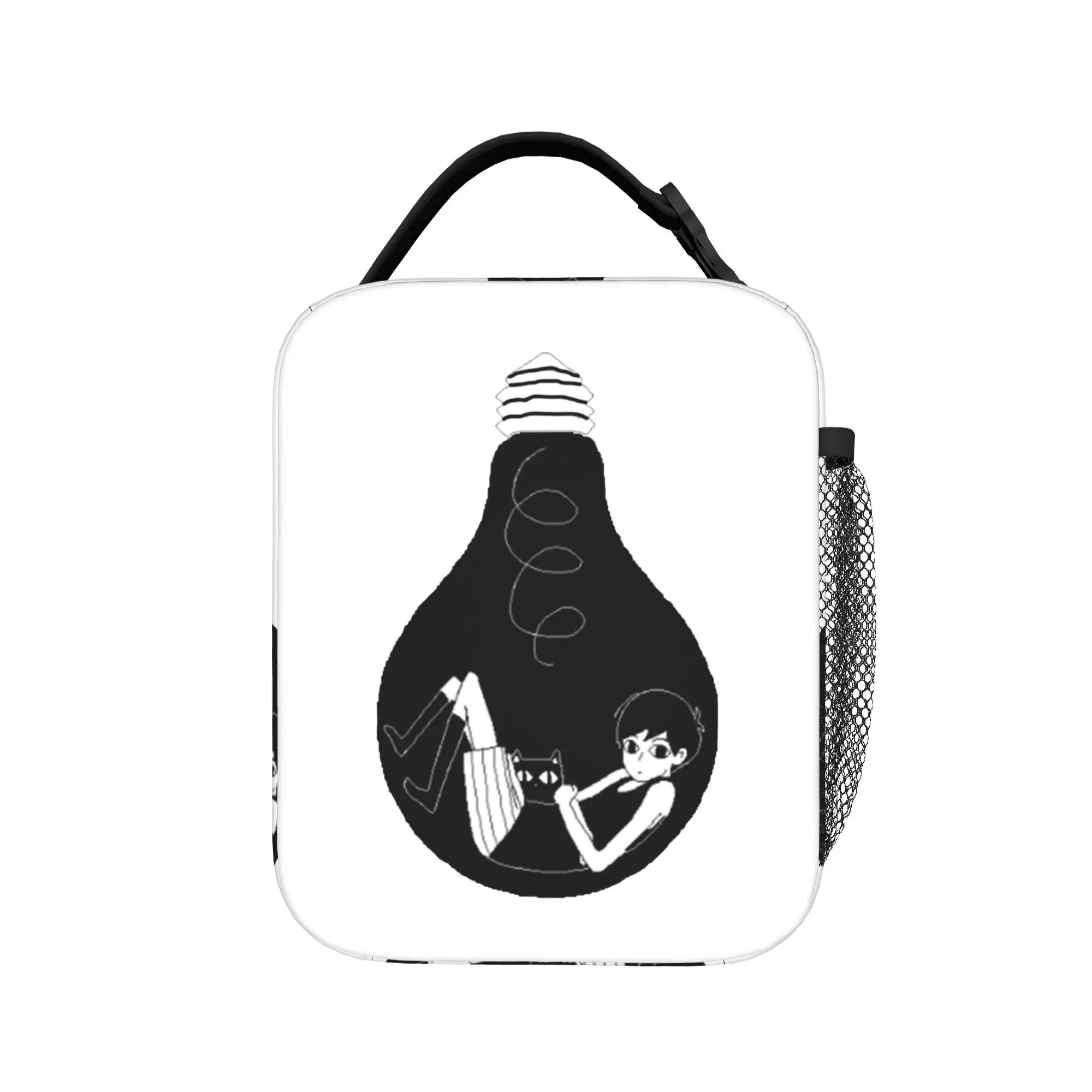 Omori Thermal Insulated Lunch Bags for Travel Horror Game Portable Food Bag Thermal Cooler Food Box