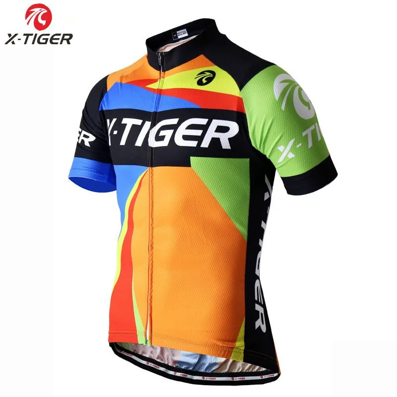 x-tiger Cross-border Specializes in New Summer Cycling Clothing Road Cycling Outdoor Breathable Sweat-absorbent Short Top for...