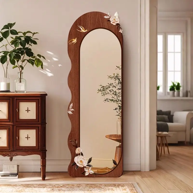 *Irregular Mirrors Full Body Bedroom Luxury Wide Modern Floor Mirrors Full Body Living Room Espelho De Quarto Furniture Home
