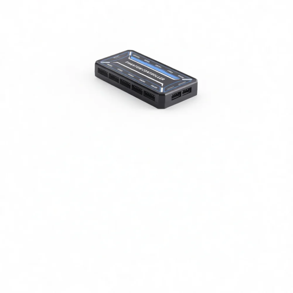6Pin RGB Fan Controller Remote Hub For PC Desktop Case Cooling System Lighting Color Modulation Setup Accessory