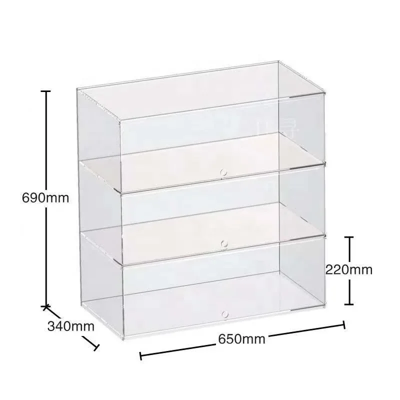 

z Dividers Shot Glass Shelf Rack Organizer Storage Shot Acrylic Wall Mounted Clear Toy Display Box Case Showcase Display Cabinet