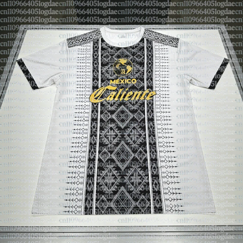 Copa America Men's Football Jerseys and Mexican Round-neck Comfortable Sweatshirts Aztec Tribe Prints for Matches and Training