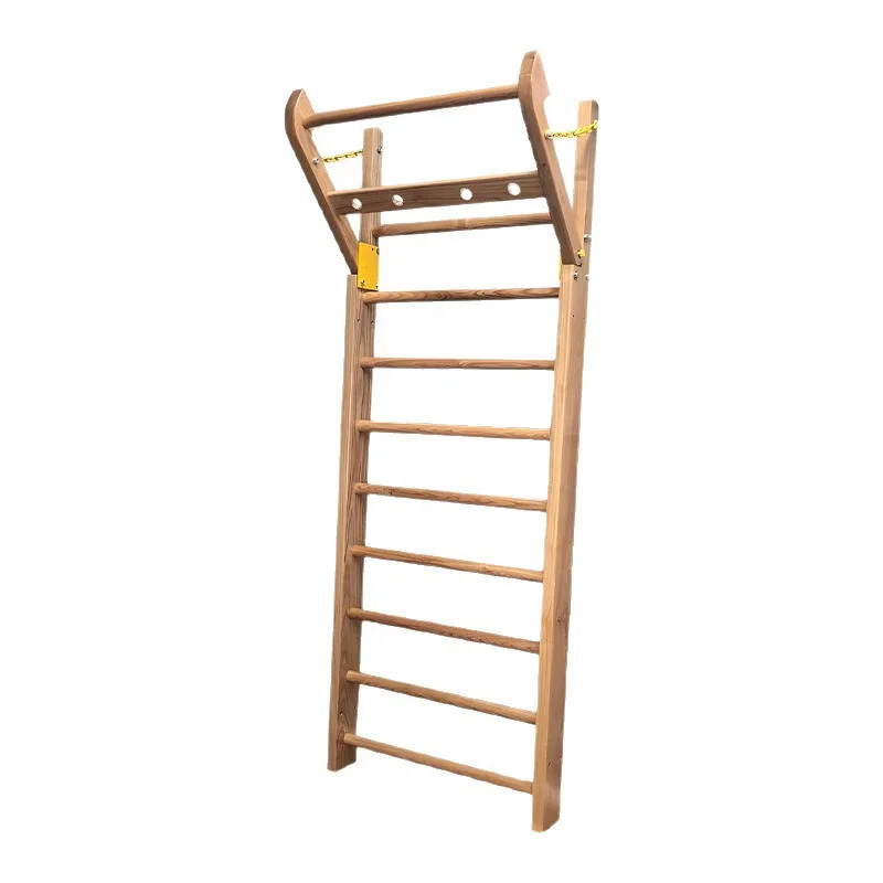 ribbed wooden frame, school double-row facility equipment, outdoor climbing rack, training solid wood, universal use