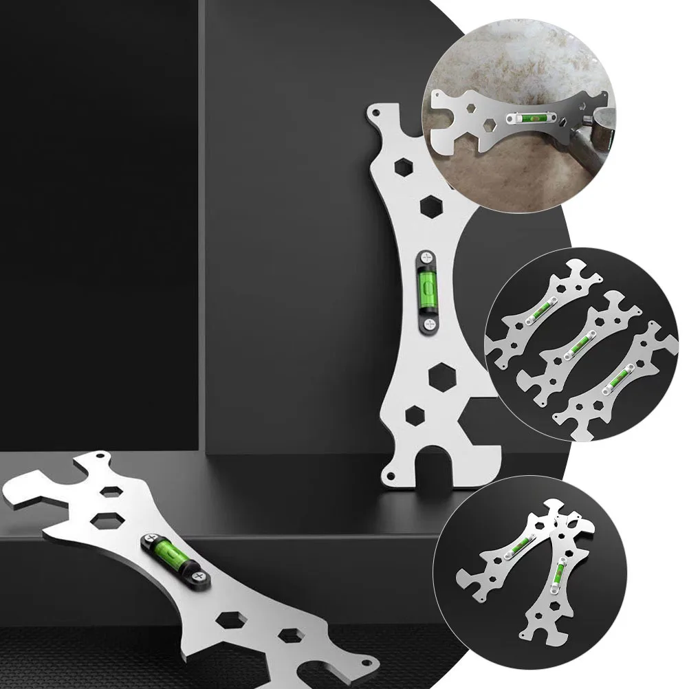 

1pcs Multi-Functional Plumbing Wrench Stainless Steel Basin Tool For Bathroom Sink Toilet Repair Open End Universal Wrench Home