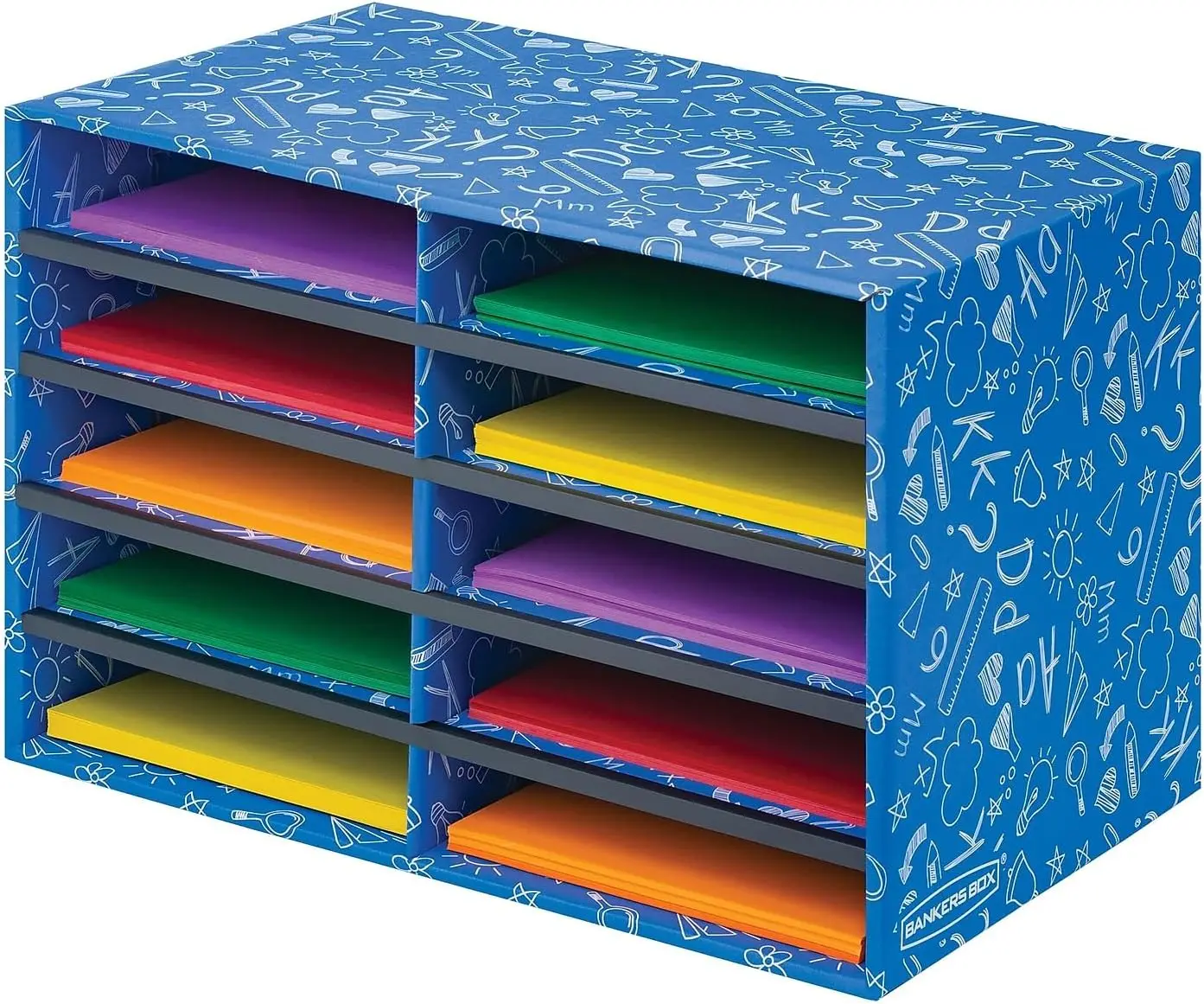 

Коллекция Classroom Collection: почтовые сортировщики на 10 отделений, 19,5 x 12,375 дюймов, синие (3384201)