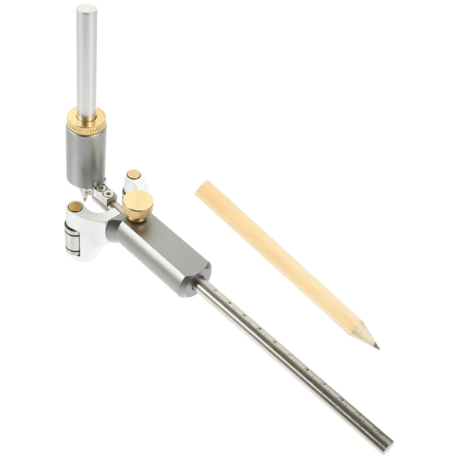 1Pcs Professional Automatic Scriber 0-120mm Two-in-One Curved Parallel Line Durable Woodworker Accessory Portable Tool
