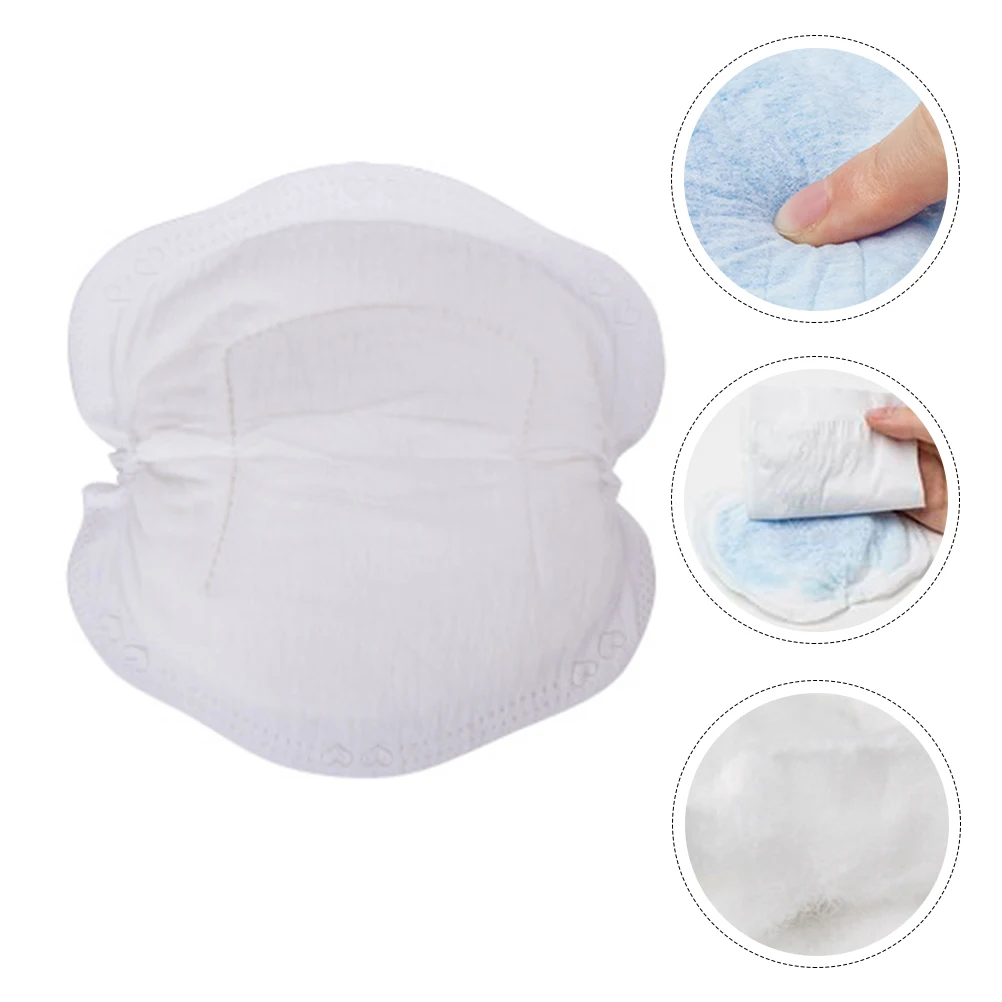 

24Pcs Disposable Breast Pads Nursing Pads High Absorption Leakproof Soft Cotton Non-Woven Fabric Breastfeeding Breast Pad