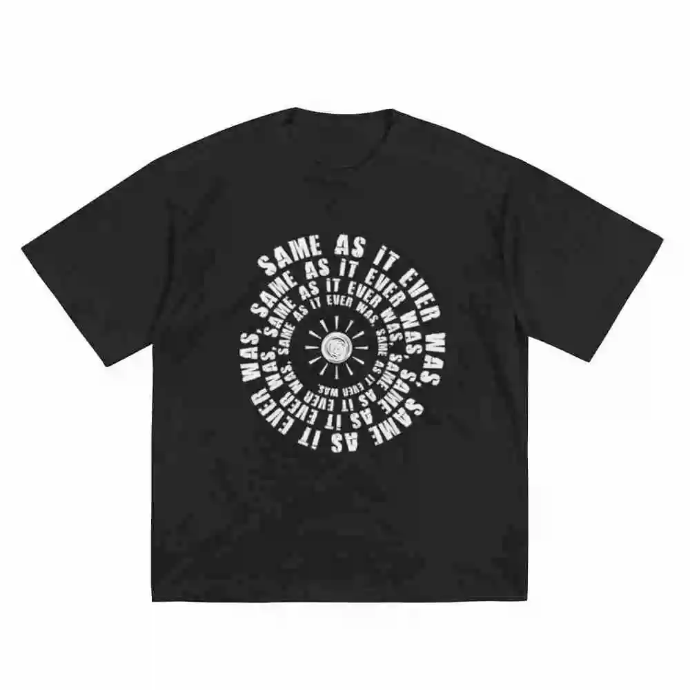 Talking Heads Same As It Ever Was Short Sleeve Tee 100% Cotton T-Shirt
