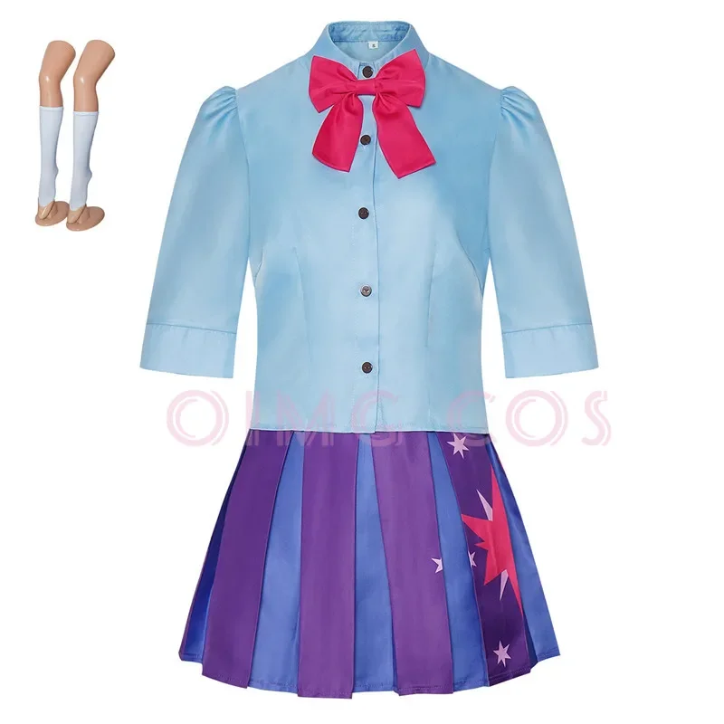 Twilight Sparkle Cosplay Kostüm Uniform Halloween Kostüme für Anime Frauen Spiel