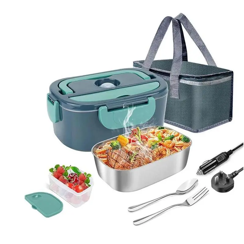 

B46C 1.5 L Electric Lunch Box Food Warmer Portable Food Heater For Car Or Home Leak Proof Lunch Heating Microwave EU Plug