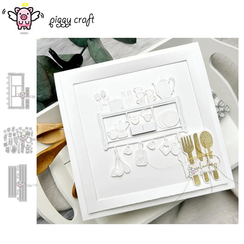 Piggy Craft metalowe matryce do wycinania matryce przybory kuchenne papier do scrapbookingu nóż rzemieślniczy forma ostrze dziurkacz szablony matryca