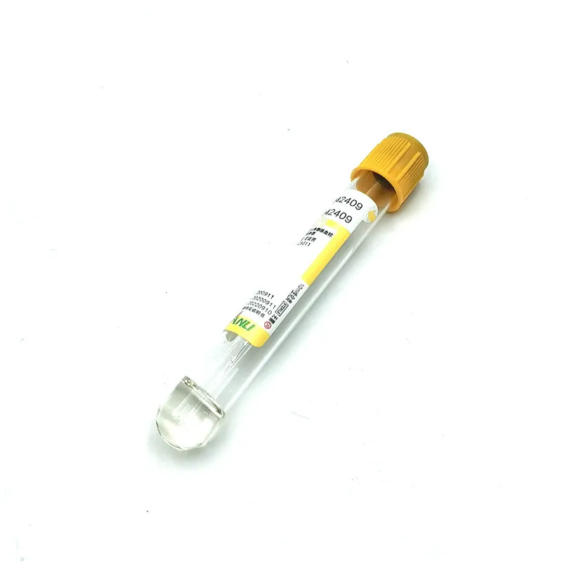 Sterile Vacuum Blood Collection Tube With Separation Glue & Coagulant Disposable Blood Sample Collection Container 10 ml 100/PK