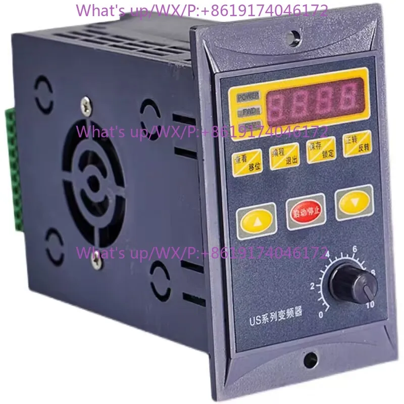 Simple inverter single-phase to three-phase 220V400W750W geared motor governor small inverter