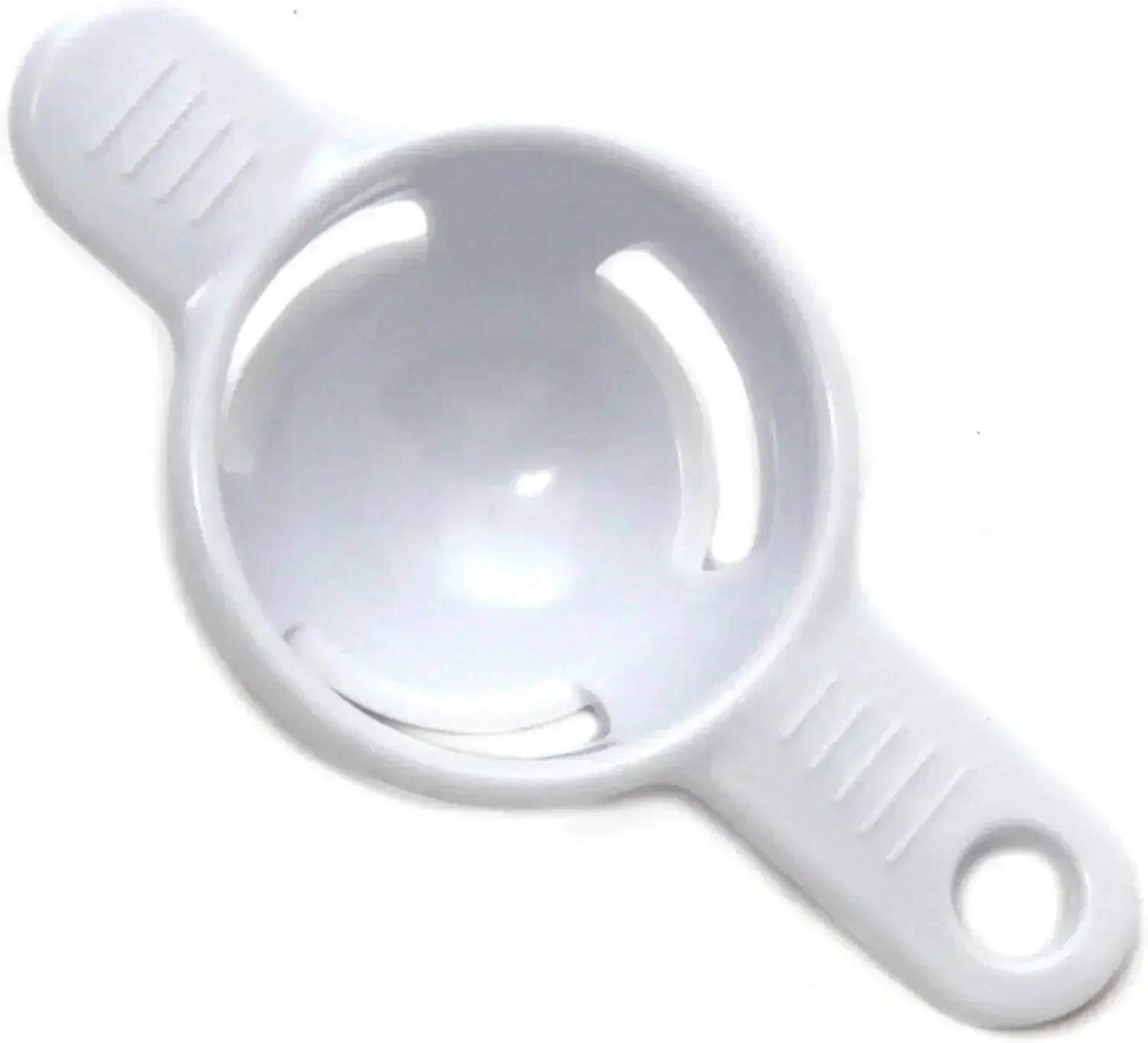 [High Quality, Fast Shipping!]Basic Plastic Egg Separator, 5 inches in length, White， cooking