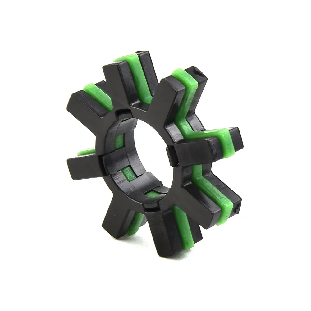 High Quality Front Elastic Coupling Gear Car Direct Replacement Easy To Install Plastic Practical Black & Green