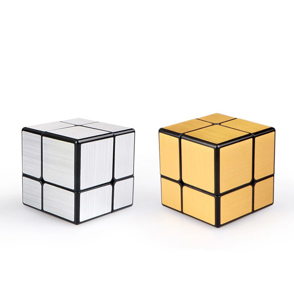 

Qiyi 2x2x2 Magic Mirror Cube Sticker Smooth Speed Cube Fun Educational Learning Toys For Children Gifts