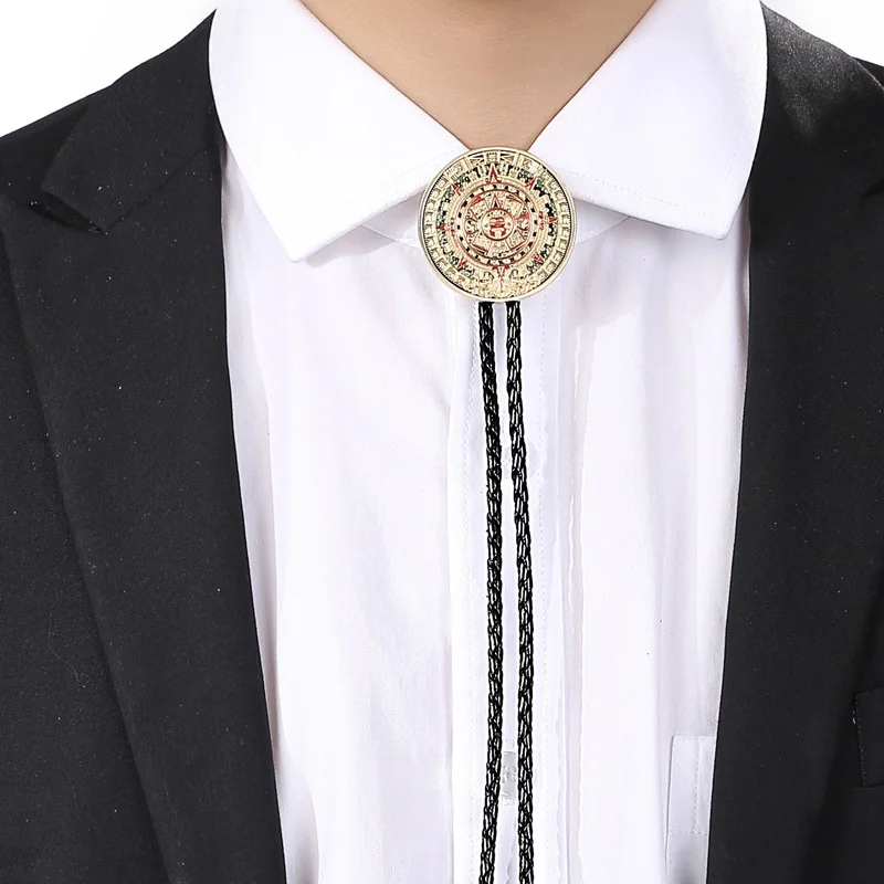 New Mexico Aztec Mayan Solar Calendar bolo Tie bolo Tie