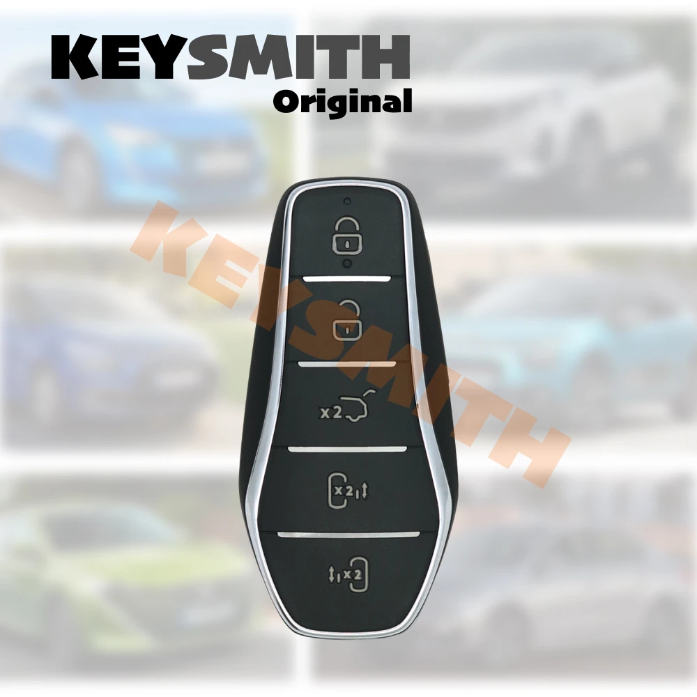 KEYSMITH ID46 433MHz BYDB1 Complete Smart Key For BYD Dolphin ATTO 3 Qin PLUS DM-i/EV Yuan PLUS SON 2022-2024