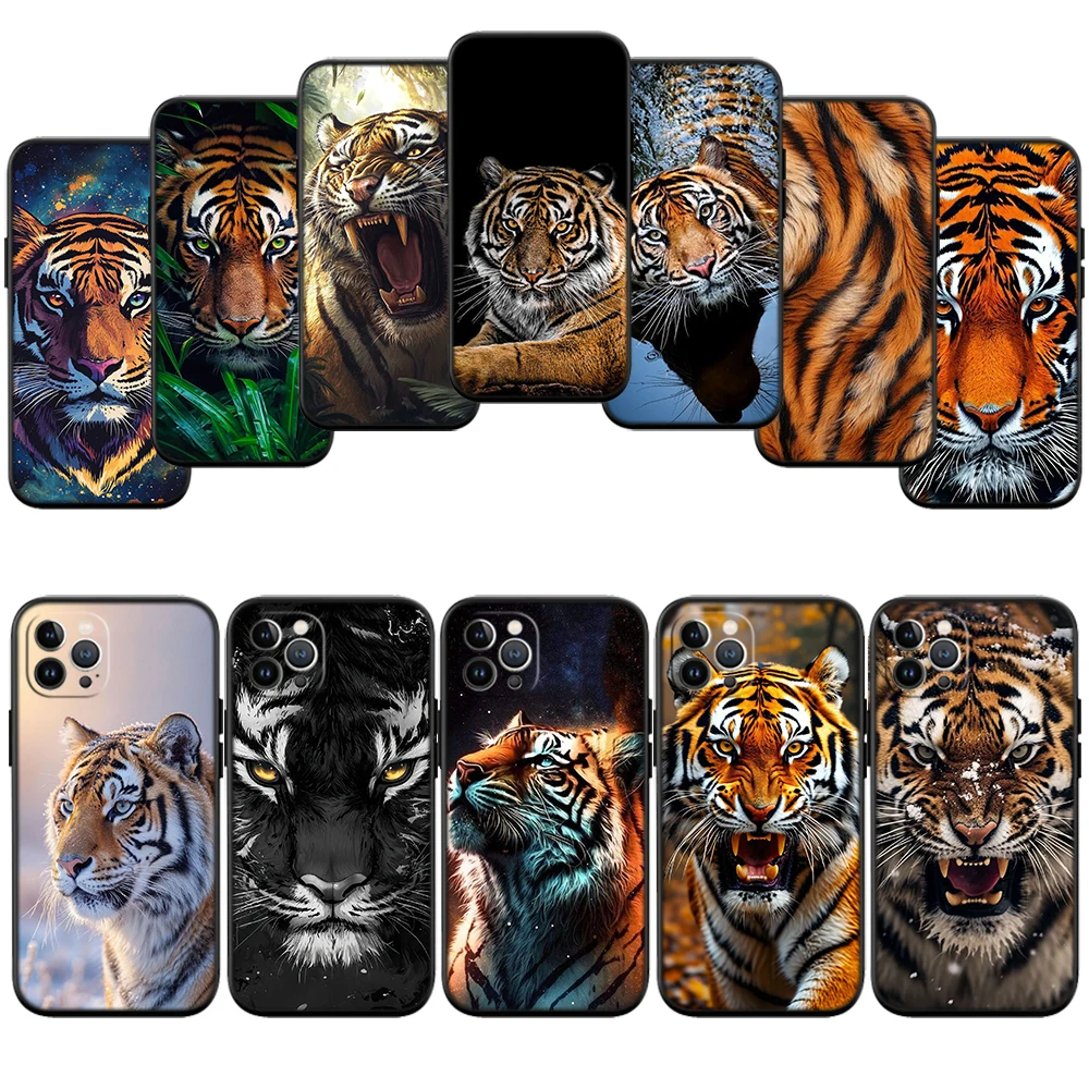 HU6 Animal Tiger Phone Case for Samsung Galaxy S26 Ultra FE Pro A05 A05S A06 A16 A20 A27 S10 Plus S10e S10+