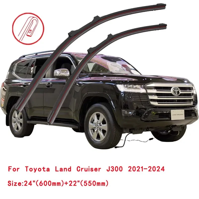 

For Toyota Land Cruiser 1998-2024 Car Windshield Wiper Blade Front Windscreen Brushes Washer Accessories Cleaning Replacement