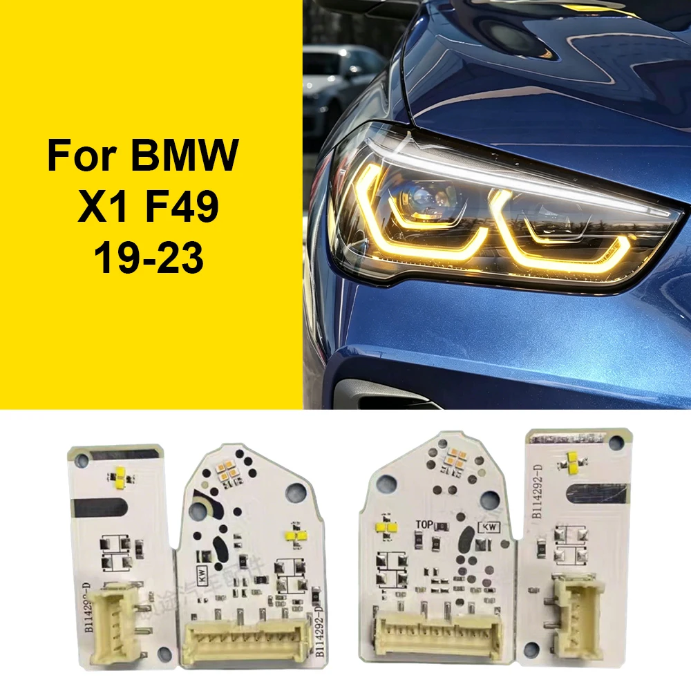 

Желтые, синие и красные чипы дневных ходовых огней для BMW X1 F49 2019-2023: модуль Angel Eye для фар дневного света