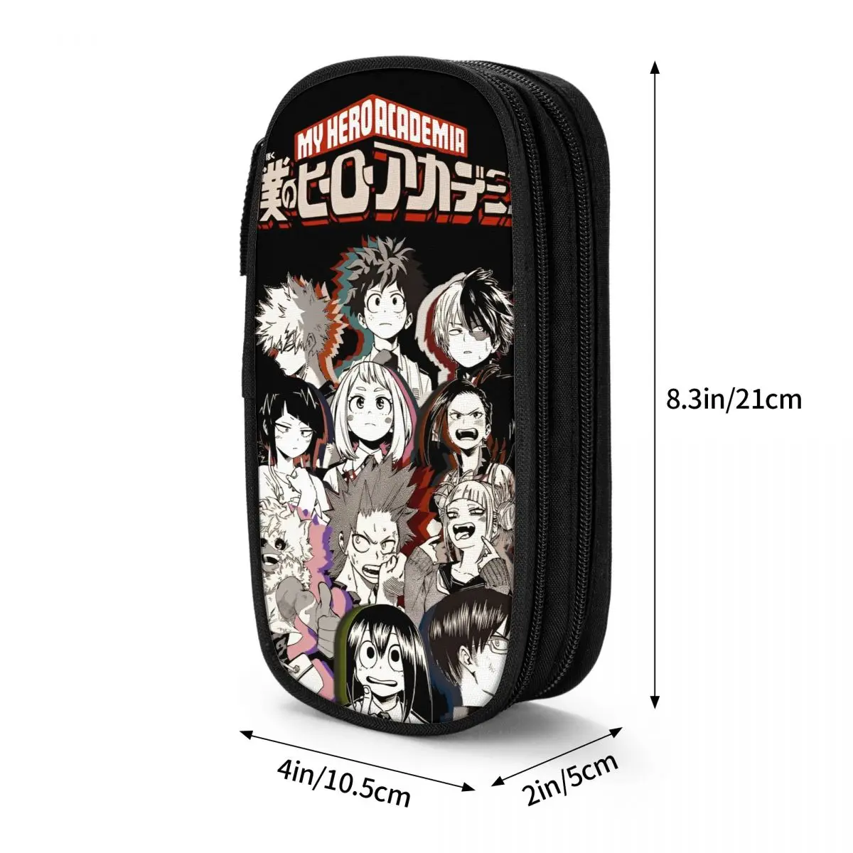 بلدي بطل الأكاديمية اليابان أنيمي مقلمة كلية صندوق رصاص الطفل طبقة مزدوجة العودة إلى المدرسة مقلمة منظم قرطاسية #2