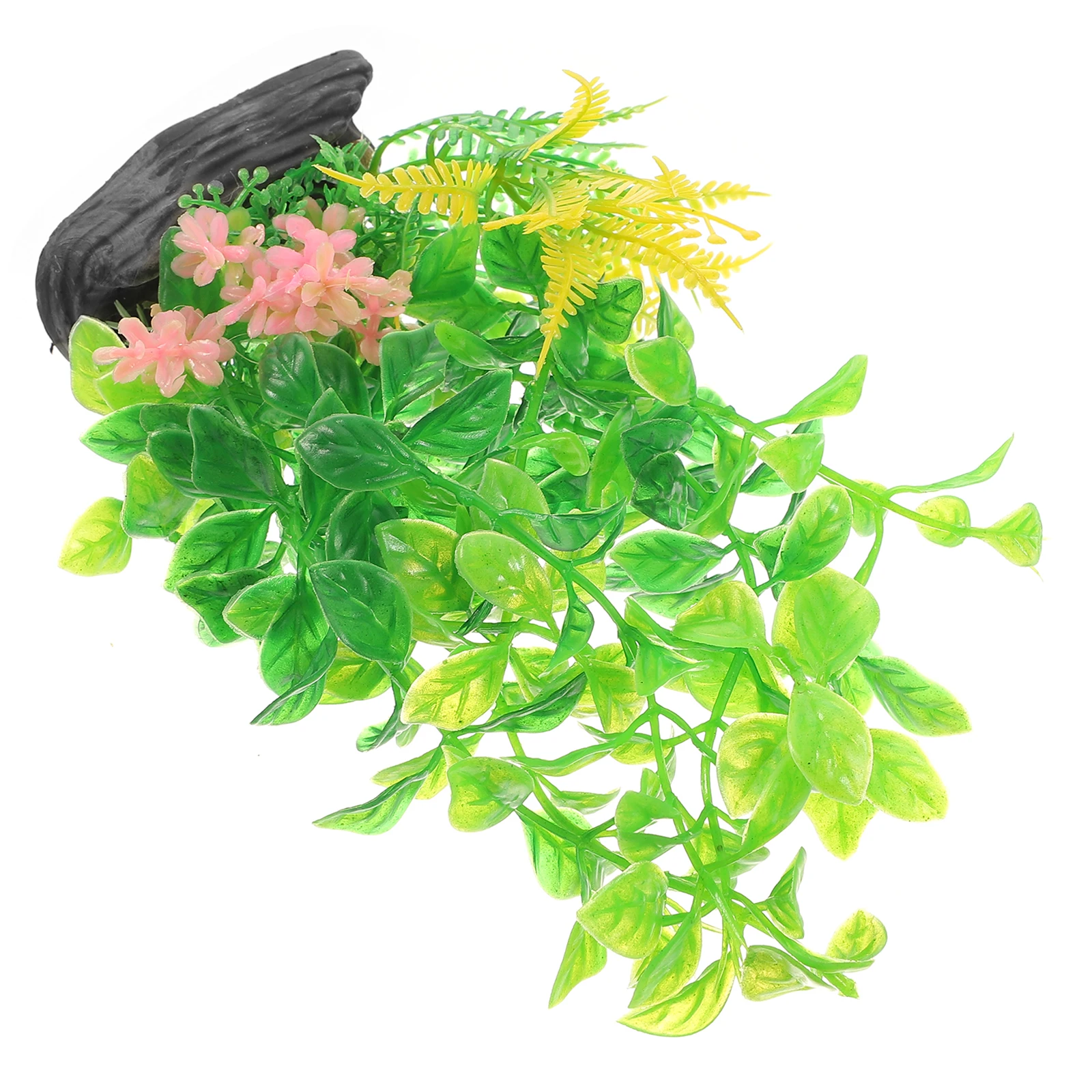 

Artificial Aquarium Plant Plastic Fish Tank Decors Realistic Modeling Safe Material Durable Nonfade Nondeform Underwater Decor