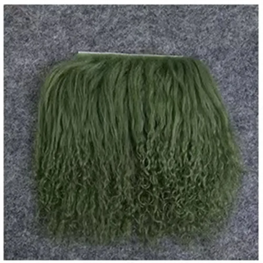 Nep haar BJD haar rij haar ruwe synthese pruik handgemaakte haak BJD haarinslagen diy haar haarinslagen BJD diy haar poppen accessoires