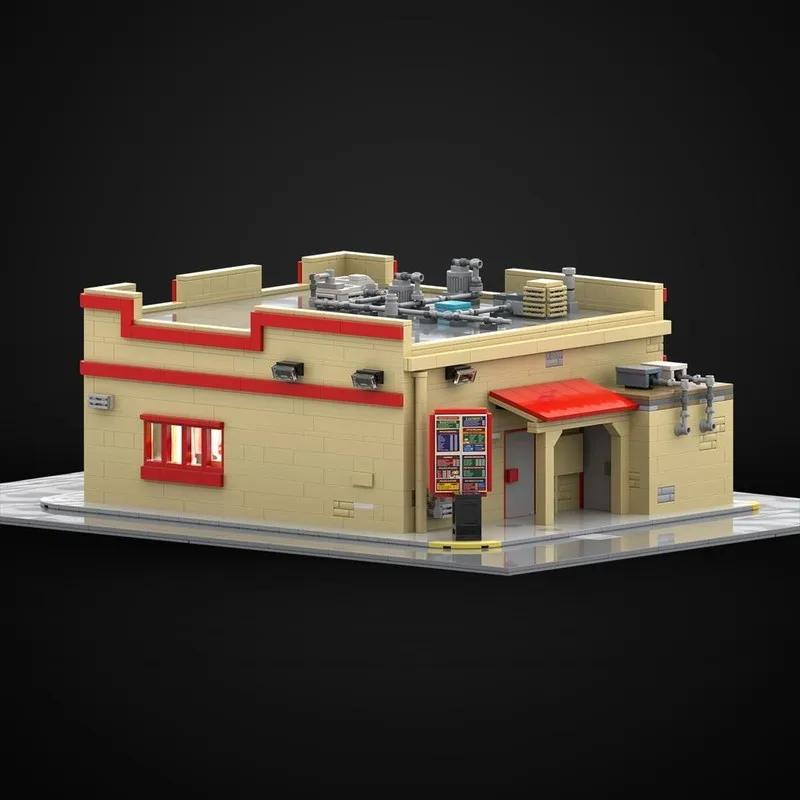 都市の街並みモックビルディングブリックレストランを破壊するモデルテクノロジーモジュラーブロックおもちゃDIY組み立てクリスマスセットギフト