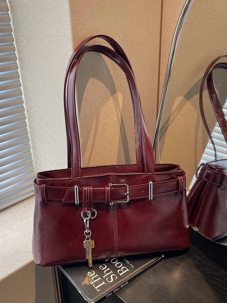 

Retro Underarm Bag Women's Faion Trend 2025 New Autumn Winter Versatile oulder Bag Commuting Bag for Office Work