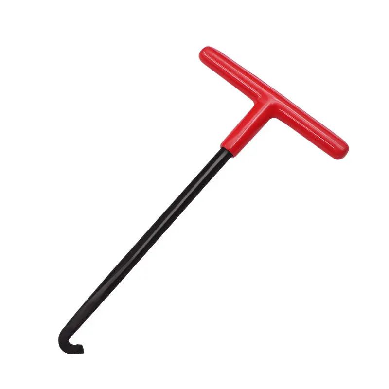 

Exhaust Spring Puller Tool Snowmobile ATV Motorcycle Muffler Exhaust Stand Removal Tool T-Handle Type with Rubber Coating