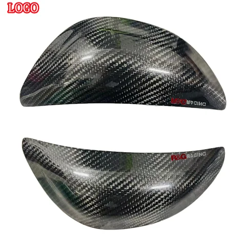 Защитный чехол из углеродного волокна для топливного бака kawasaki zx6r 636, модификация мотоцикла, оболочка, украшение, раздвижная крышка 2019-2023